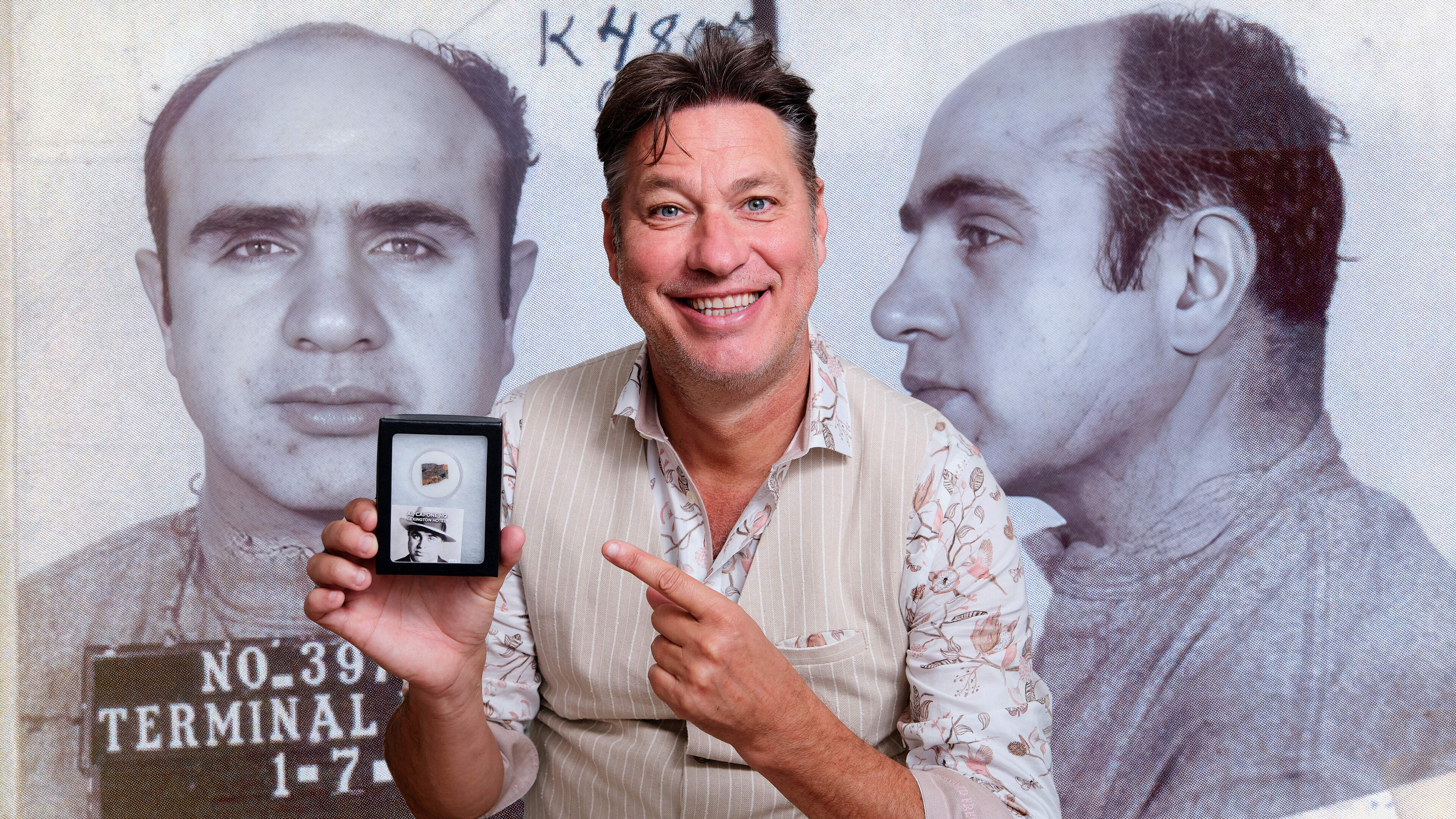 Sander de Kramer bezit steen uit geheime hoofdkwartier van Al Capone: ’Beruchtste boef uit geschiedenis’